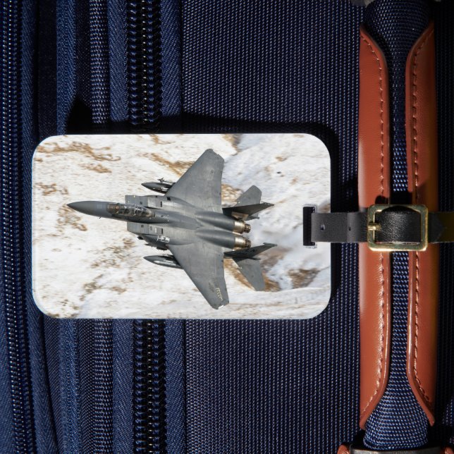 McDonnell Douglas F-15 Eagle Luggage Tag (Front Insitu 4)