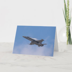 McDonnell Douglas F/A-18 Hornet Thank You Card