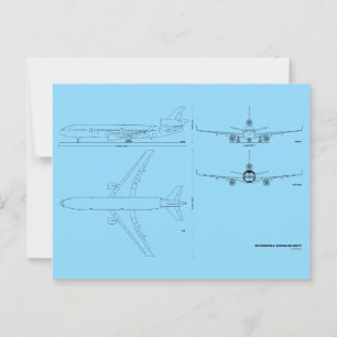McDonnell Douglas MD-11 Postcard