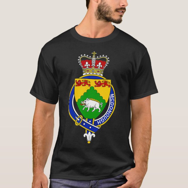 McDonough Coat of Arms  Family Crest T-Shirt (Front)