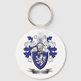McDowell Family Crest Coat of Arms Key Ring