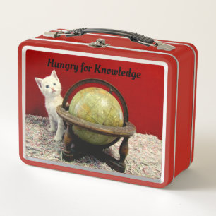 McDuff's Globe - Cat / Kitten  Metal Lunch Box
