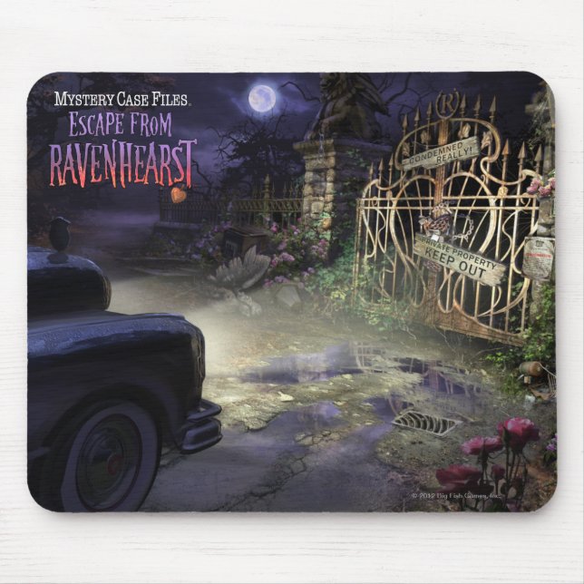 MCF: Escape From Ravenhearst Gate Mouse Mat (Front)
