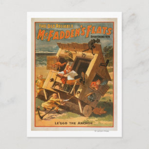McFadden's Flats Theatrical Poster Postcard