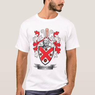 McFarland Family Crest Coat of Arms T-Shirt