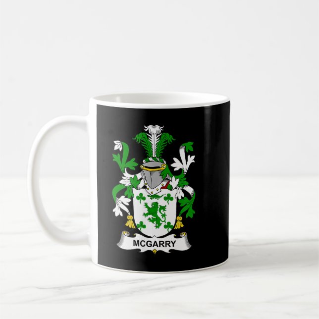 McGarry Coat of Arms  Family Crest  Coffee Mug (Left)