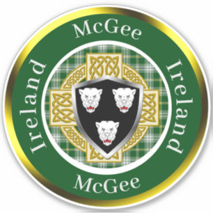 McGee Shield & Celtic Cross Personalized