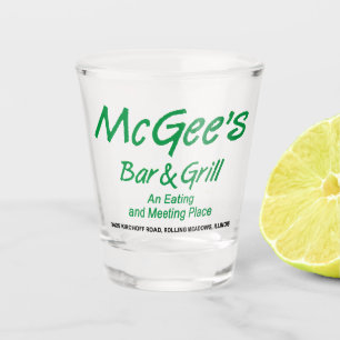 McGee's Bar & Grill, Rolling Meadows, Illinois Shot Glass