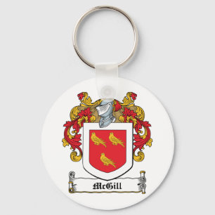 McGill Family Crest Key Ring