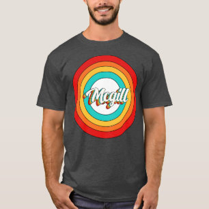 Mcgill Name Shirt Vintage Mcgill Circle