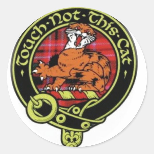 McGillivray Family Crest Classic Round Sticker (Front)