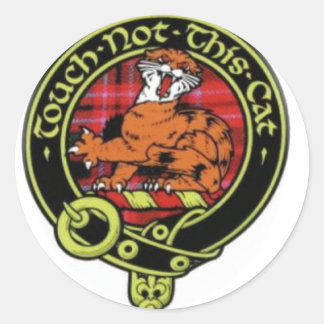 McGillivray Family Crest Classic Round Sticker