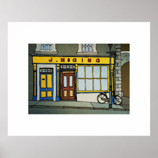 McGing's Bar, Westport, Ireland Poster