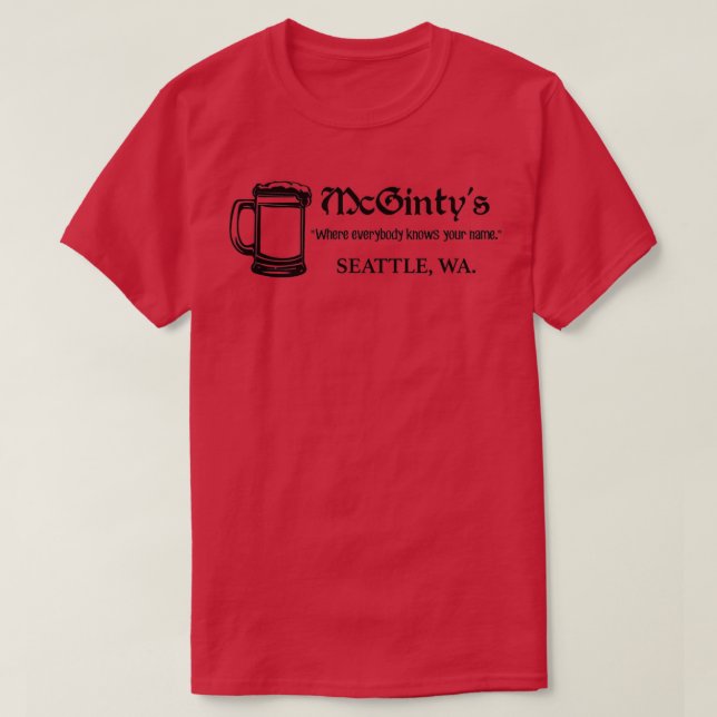 McGintys  Frasier, Marty Crane T-Shirt (Design Front)
