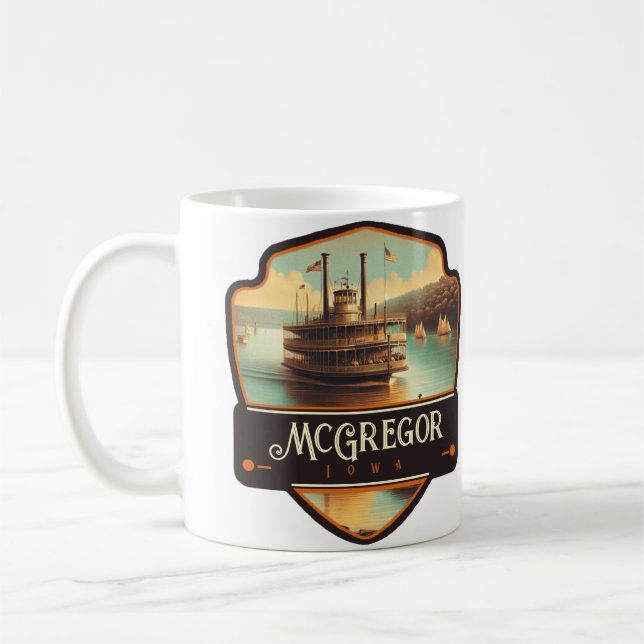 McGregor, Iowa | Vintage Coffee Mug (Left)