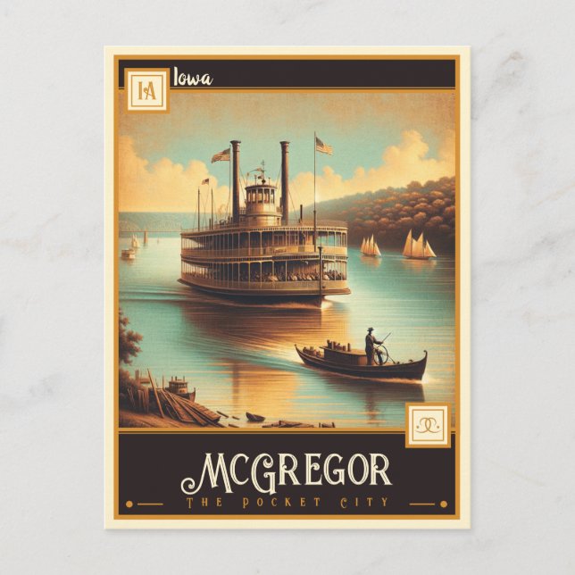 McGregor, Iowa  | Vintage Postcard (Front)