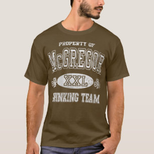 McGregor Irish Drinking Team St Patricks Day T-Shirt