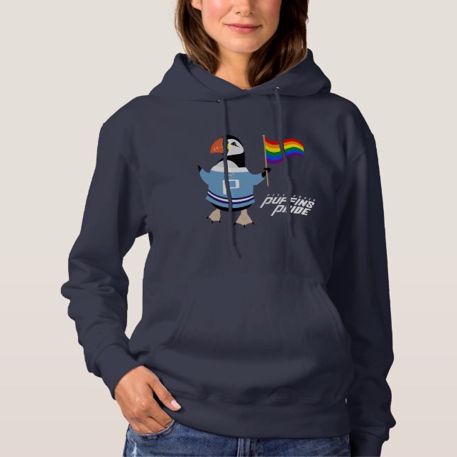 McGuffin Puffin Pride Hoodie (Front)