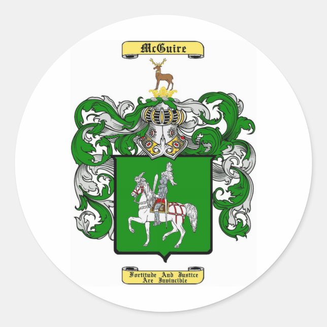 McGuire Classic Round Sticker (Front)