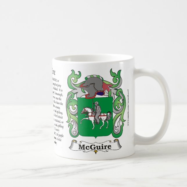 McGuire Family Coat of Arms Mug (Right)
