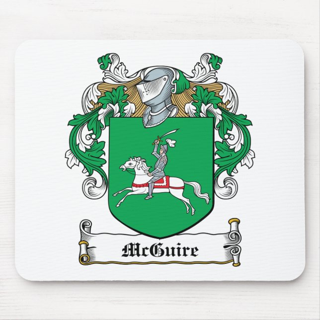 McGuire Family Crest Mouse Mat (Front)