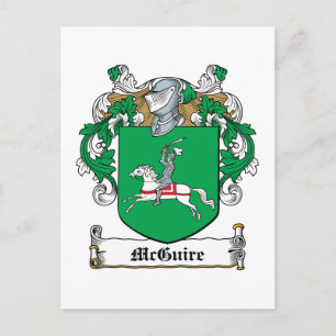 McGuire Family Crest Postcard