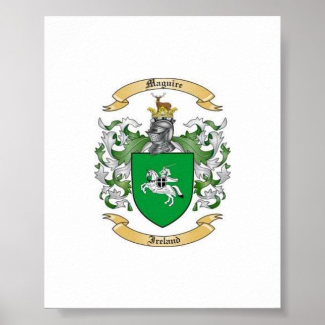 McGuire Family Crest Poster (Front)