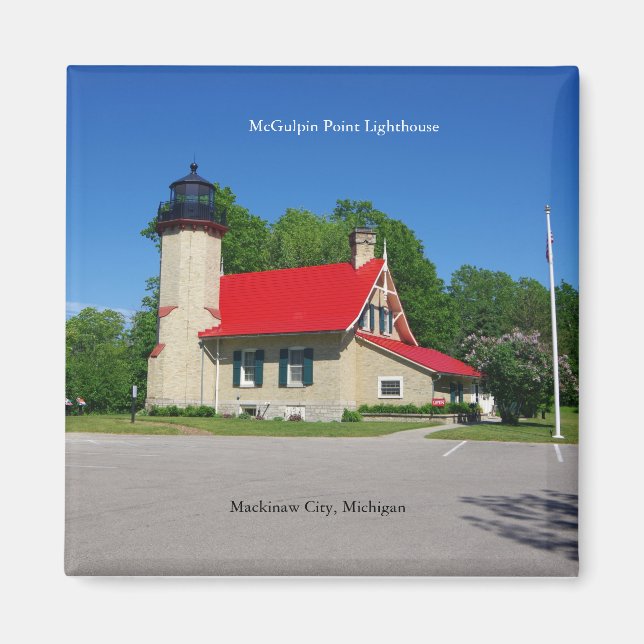 McGulpin Point Lighthouse 2019 magnet (Front)