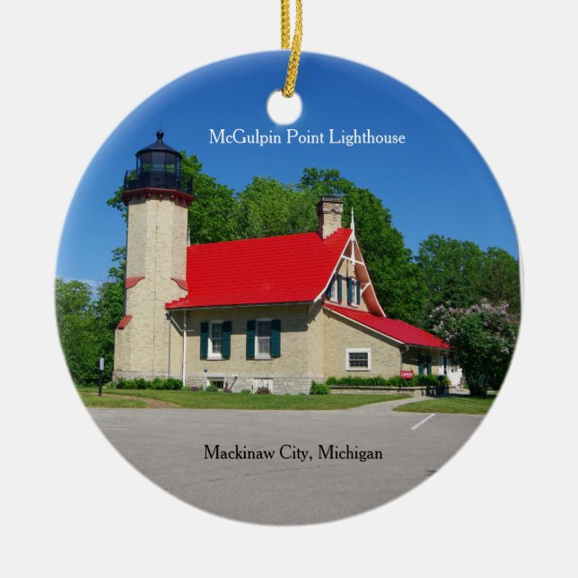 McGulpin Point Lighthouse 2019 ornament (Front)