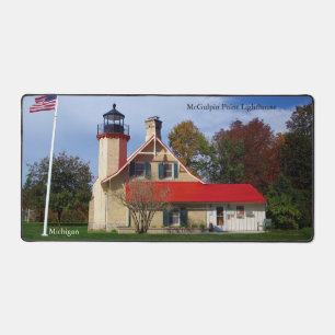 McGulpin Point Lighthouse desk mat