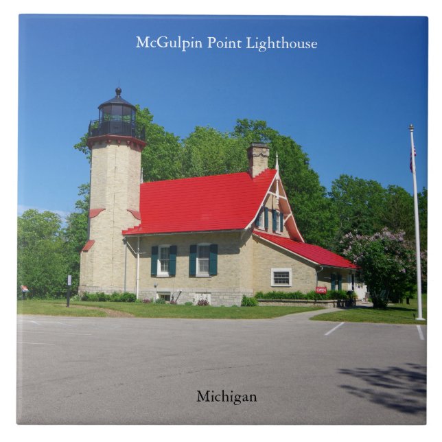McGulpin Point Lighthouse tile (Front)