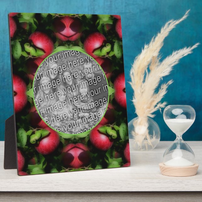 McIntosh Apples Nature Add Your Own Photo Plaque (Side)