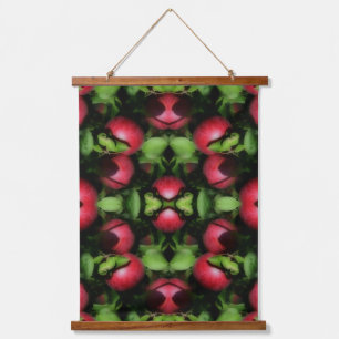 McIntosh Apples On The Tree Nature Abstract Hanging Tapestry