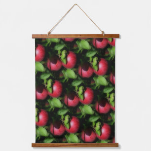 McIntosh Apples On The Tree Nature Pattern     Hanging Tapestry