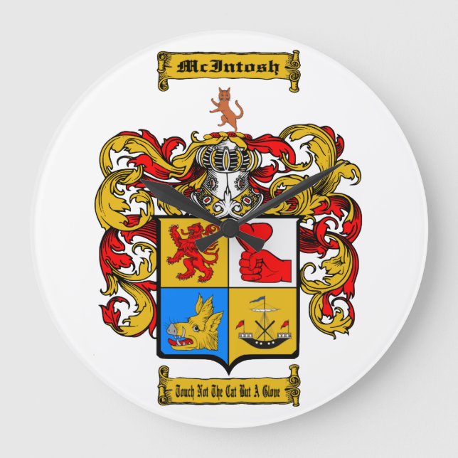 McIntosh (Scottish) Large Clock (Front)