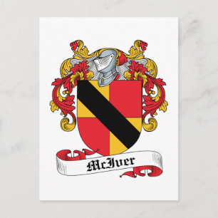 McIver Family Crest Postcard