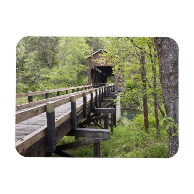 McKee covered bridge, Jacksonville, Oregon Magnet (Horizontal)
