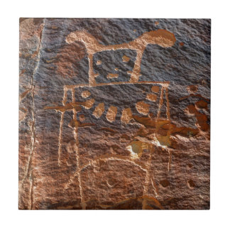 Mckee Springs Petroglyph - Vernal - Utah Tile