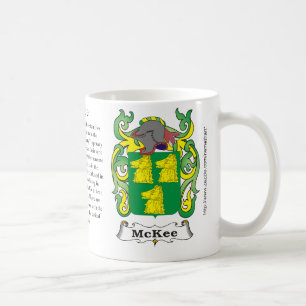 McKee, the origin, meaning and the crest Coffee Mug