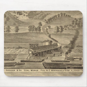 McKeesport Allegheny County, Pennsylvania Mouse Mat