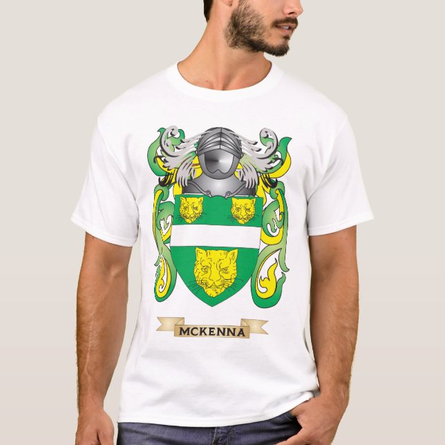 McKenna Coat of Arms (Family Crest) T-Shirt (Front)