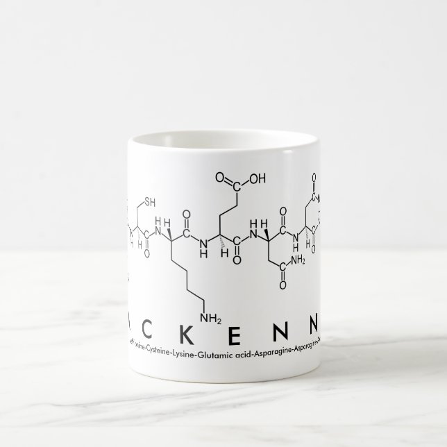 Mckenna peptide name mug (Center)