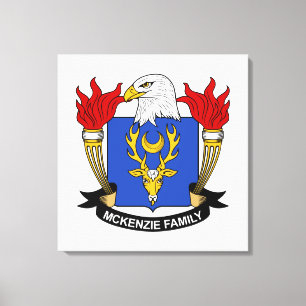 McKenzie Family Crest Canvas Print