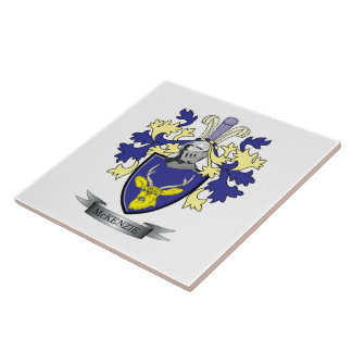 McKenzie Family Crest Coat of Arms Tile