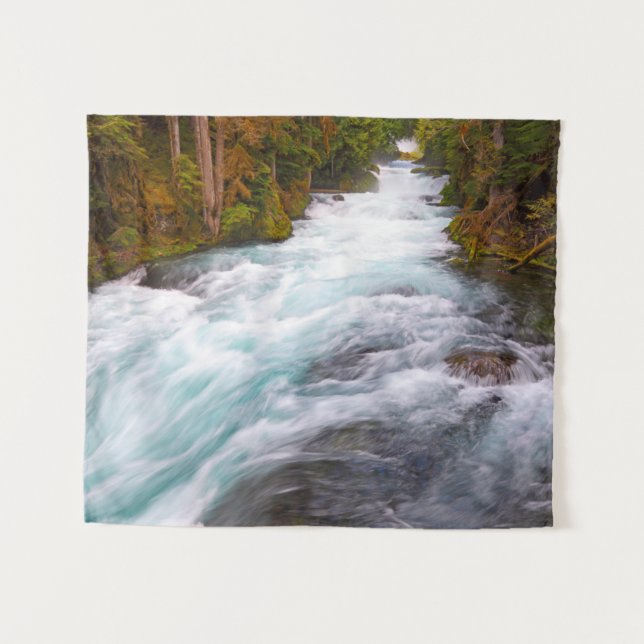 McKenzie River | Oregon Tapestry (Front (Horizontal))