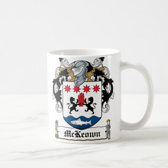 McKeown Family Crest Coffee Mug (Right)
