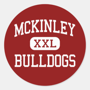 McKinley - Bulldogs - High School - Canton Ohio Classic Round Sticker