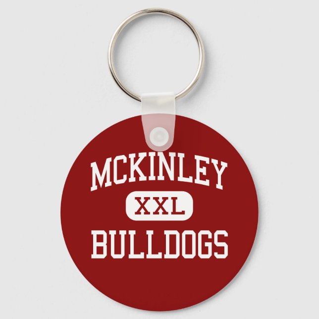 McKinley - Bulldogs - High School - Canton Ohio Key Ring (Front)