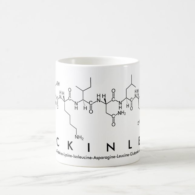 Mckinley peptide name mug (Center)