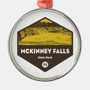 McKinney Falls State Park Texas Metal Tree Decoration